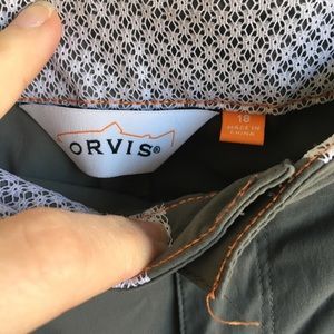 Size 18 Orvis pants quick dry grey